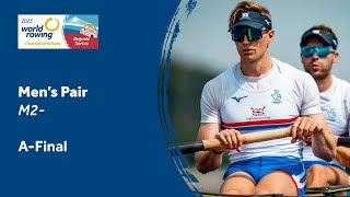 2023 World Rowing Championships  Mens Pair  AFinal [upl. by Rebmat153]