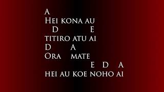 Whakaaria Mai Backing Track [upl. by Johnsson]