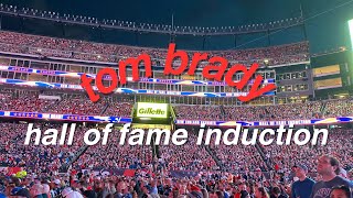 tom brady hall of fame induction vlog 🏈 [upl. by Fiedler]