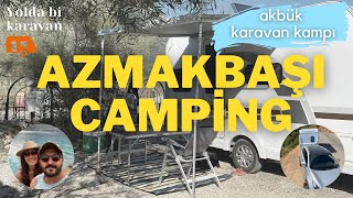 Azmakbaşı Camping Akbük  En güzel denize sahip koyda karavan kampı  Muğla Kamp Alanları [upl. by Anitroc]