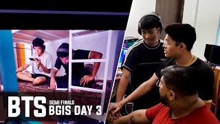 BEHIND THE SCENES OF BGIS SEMIFINALS DAY  3 Ft GodLike Esports DILSEGODLIKE [upl. by Berthoud669]