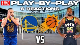 Golden State Warriors vs Phoenix Suns  Live PlayByPlay amp Reactions [upl. by Ethelstan]