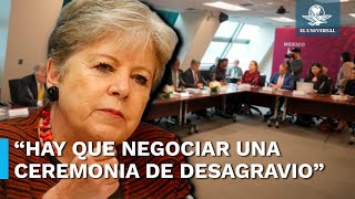 Pide Alicia Bárcena quotceremonia de desagravioquot para normalizar relaciones con España [upl. by Garcia567]