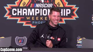 NASCAR at Phoenix Raceway Nov 2024 Denny Hamlin prerace [upl. by Annabela]