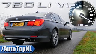 BMW 7 Series F02 760Li 60 V12 BiTurbo  0250 ACCELERATION SOUND amp Passenger POV by AutoTopNL [upl. by Sherr163]