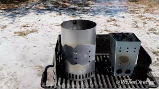 CampMaid Charcoal Chimney vs Weber Charcoal Chimney [upl. by Rehttam]