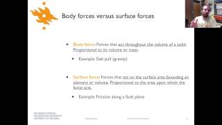 Geodynamics  Lecture 31 Forces [upl. by Cynarra]