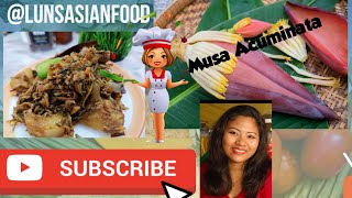 Banana flower recipe with coconut chunks😋homemade asianfoodytshortscontentcreatorfoodcooking [upl. by Job]