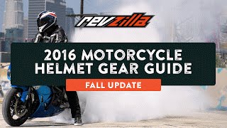 2016 Motorcycle Helmets Buying Guide  Fall Update at RevZillacom [upl. by Vittorio]