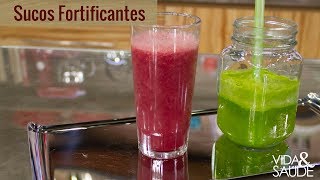 Receita Sucos fortificantes  Tema Osteoporose 110618 [upl. by Ishii236]