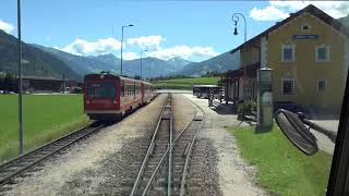 🇦🇹 Führerstandsmitfahrt auf der Zillertalbahn von Jenbach nach Mayrhofen  Cabride 4K UHD [upl. by Furtek967]