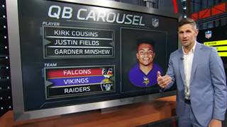 NFL QB Carousel How Kirk Cousins ➡️ Falcons impacts Justin Fields  NFL Free Agency Countdown [upl. by Sontag93]