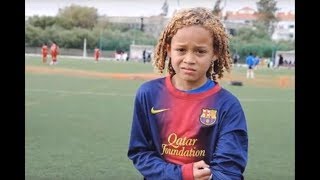 BEST 10 YEAR OLD FOOTBALLER IN THE WORLD Xavi Simons  BARCELONS WONDERKID [upl. by Valle]