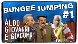 Anplagghed  Bungee Jumping 1 di 5  Aldo Giovanni e Giacomo [upl. by Ydnil467]