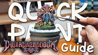 A quick paint Guide for Greebo Games Chaos Dwarf [upl. by Emlyn]