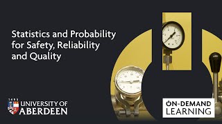 Statistics and Probability for Safety Reliability and Quality  Online short course [upl. by Ninette885]