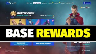 What are base rewards in Fortnite Chapter 3 Season 2 How to Claim base rewards from Battle Pass [upl. by Gardol]