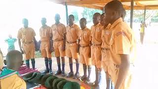 mwamba scouts Kenya scouts AssociationKSAWOSMRockies patrol investiture nyabondo boys High [upl. by Nnylodnewg262]