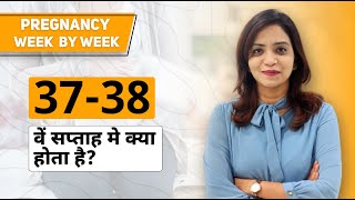 37th  38th week of Pregnancy  Pregnancy week by week in Hindi Dr Pallavi  Femcare Fertility [upl. by Anitirhc]