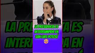 INTERRUMPEN DISCURSO 😂  claudiasheinbaum shorts parati viralvideo mexico usa [upl. by Lehcor]