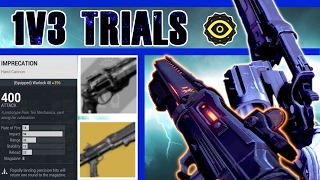 1v3 Trials IMPRECATION amp INVECTIVE vs Teabaggerthey dont ever learn with the bags  Destiny [upl. by Kaylil]