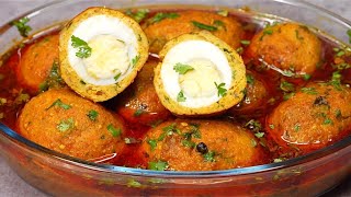 Purani Delhi Famous Nargisi Kofte Recipe  Chicken Nargisi Kofta Curry [upl. by Devlen]