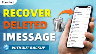 How to Recover Deleted iMessages without Backup  2 PRACTICAL WAYS [upl. by Bryner]