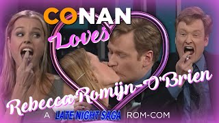 Rebecca RomijnOBrien A Late Night Saga RomCom conan conanobrien [upl. by Etnwahs]