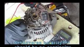 How to replace diagnose and repair Toyota Alternator  Disassemble and Reassemble [upl. by Sucramal]