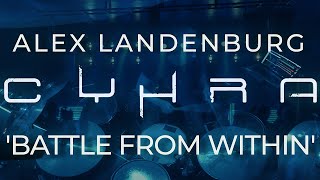 Cyhra  Alex Landenburg Drumcam  Tampere 15022024 quotBattle from Within” [upl. by Anallese]