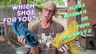 Which shoe for you  Altra Rivera 3 or Topo Magnifly 5 [upl. by Melmon]