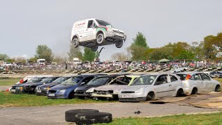 Angmering Raceway Car Jumping Ramp Competition  April 2022 [upl. by Hess636]