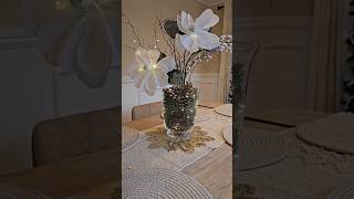 Quick amp Easy DIY Christmas Dining Table Ornament [upl. by Coyle]