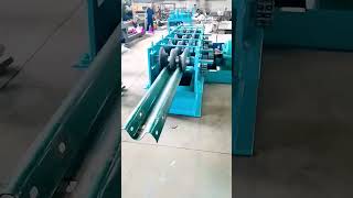 Corrugated guardrail repair machine [upl. by Imaon536]