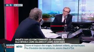 Salaires Assemblée Nationale Fonctionnaires 2018 Bourdin [upl. by Elatsyrk]