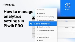 How to manage analytics settings in Piwik PRO [upl. by Miah]