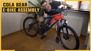 The BEST Mountain Bike 750W Mid Drive  Accolmile Cola Bear  Unbox and Assembly [upl. by Ahtivak]