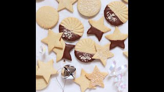 2Ingredient Sugar Cut Out Cookies [upl. by Ru]