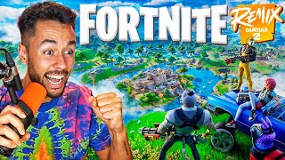 REACCIONANDO A FORTNITE CAPÍTULO 2 REMIX  TheGrefg [upl. by Salema]