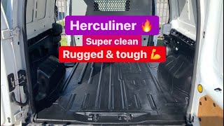 Using HERCULINER on the cargo area of my Ford Transit [upl. by Munro]