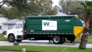 Waste Management Recycling Truck 11209 Part 2 of 3 [upl. by Stoat64]