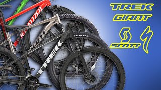 🧐💰💰 Cual es la mejor bici para iniciar en MTB Trek Giant Specialized Scott [upl. by Mulloy]