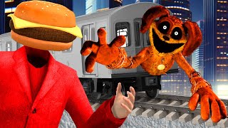 Can DOGDAY Be Defeated with a TRAIN in Gmod Garrys Mod Poppy Playtime RP [upl. by Jacoba]