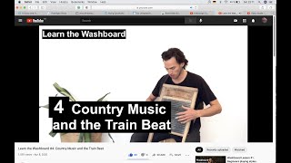 Learn the Washboard 4 Country Music and the Train Beat [upl. by Haianeb874]