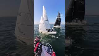 FrontRow Seat to the Thrill of Sailing  Watch Them Chase Our Wake race sailing sail sailaway [upl. by Nanete]