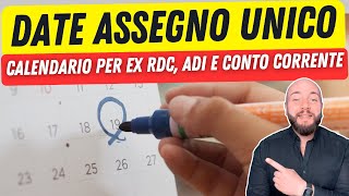 ASSEGNO UNICO 2024 ecco le date ufficiali su conto corrente e non [upl. by Flannery89]