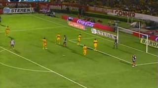 tigres 1 monterrey 2 clasico 89 jornada 5 apertura 2009wmv [upl. by Sedicla]