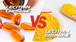 【Lecithin】Capsules VS Granules  ENG version [upl. by Aem]