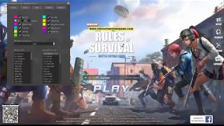 How to use memory hacker loader and use it on game Rules of Survival [upl. by Ettenawtna]