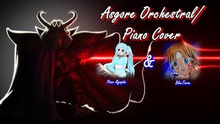 Undertale  Bergentrückung amp Asgore  Orchestral  Piano Cover Christmas Special with BlueTarouX [upl. by Cynthy148]